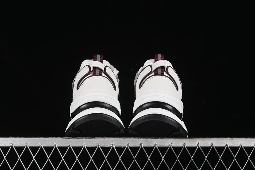Rear view of the pair showing heel pull tabs