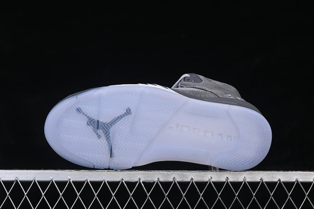 Underside showing the translucent outsole