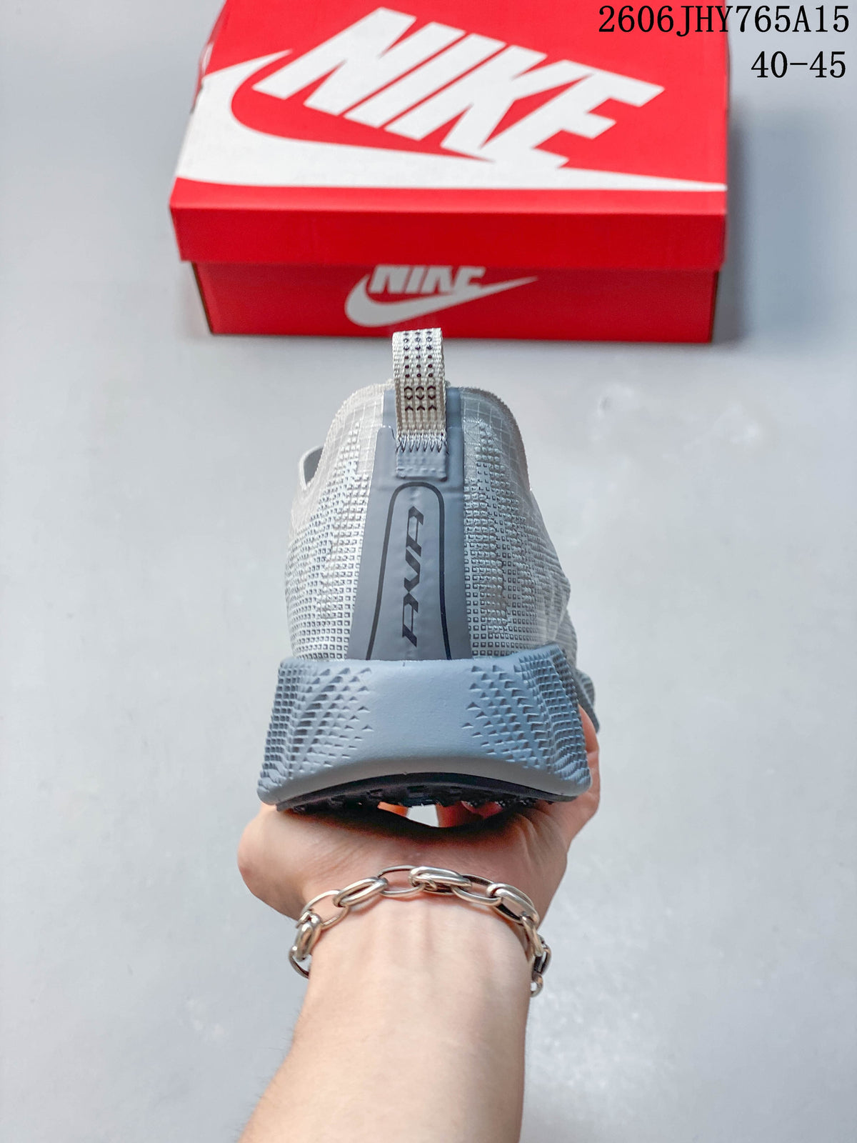 Rear view of the Nike Ava Rover shoe with its raised heel