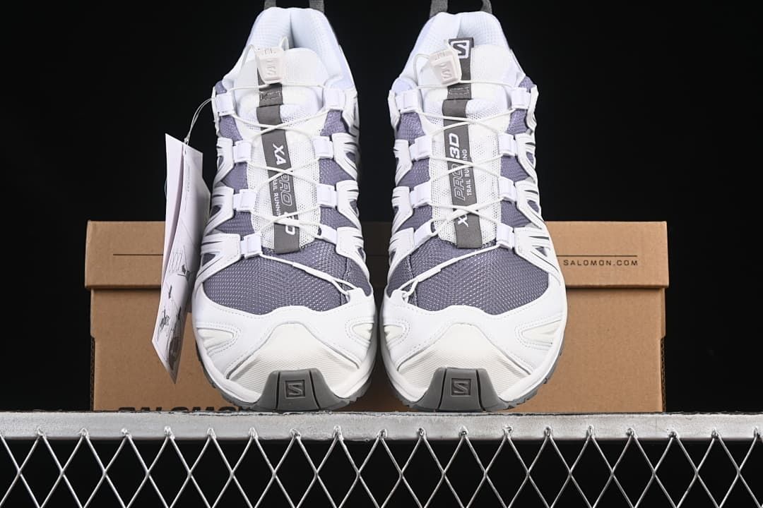 Front view of the pair displayed on a shoe box