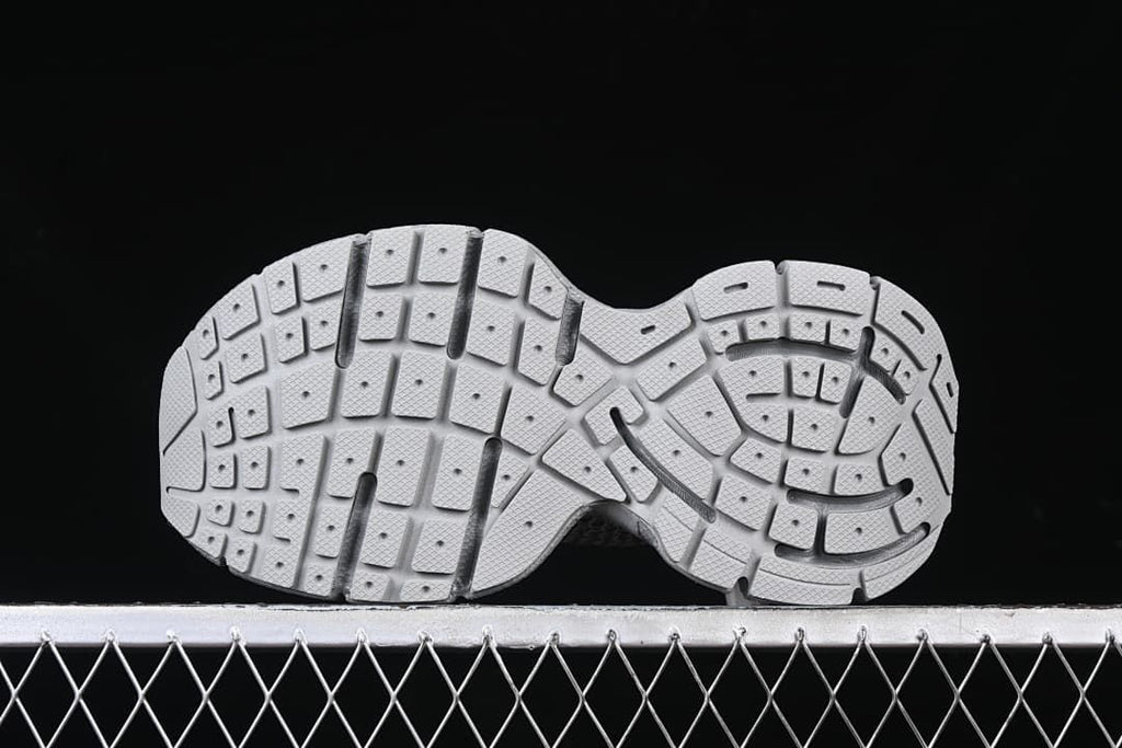 Underside view showing the patterned outsole.