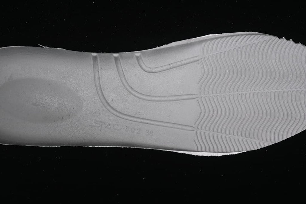 Close-up of the sneaker outsole