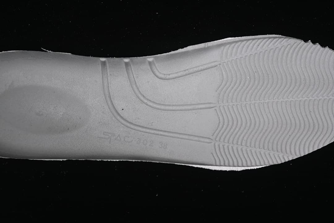 Close-up of the sneaker outsole