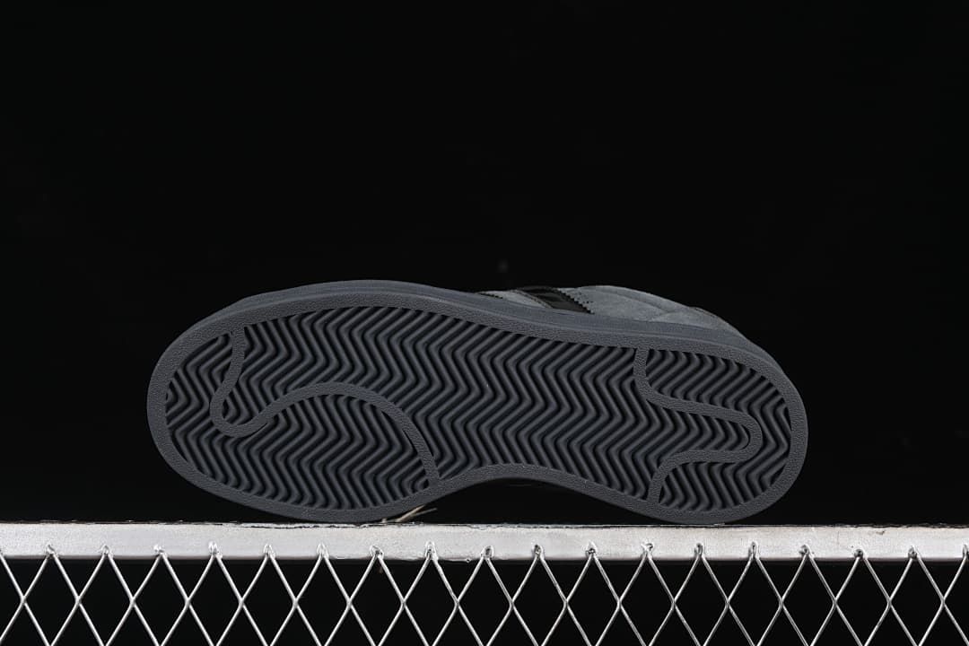 Underside view showing the dark patterned outsole