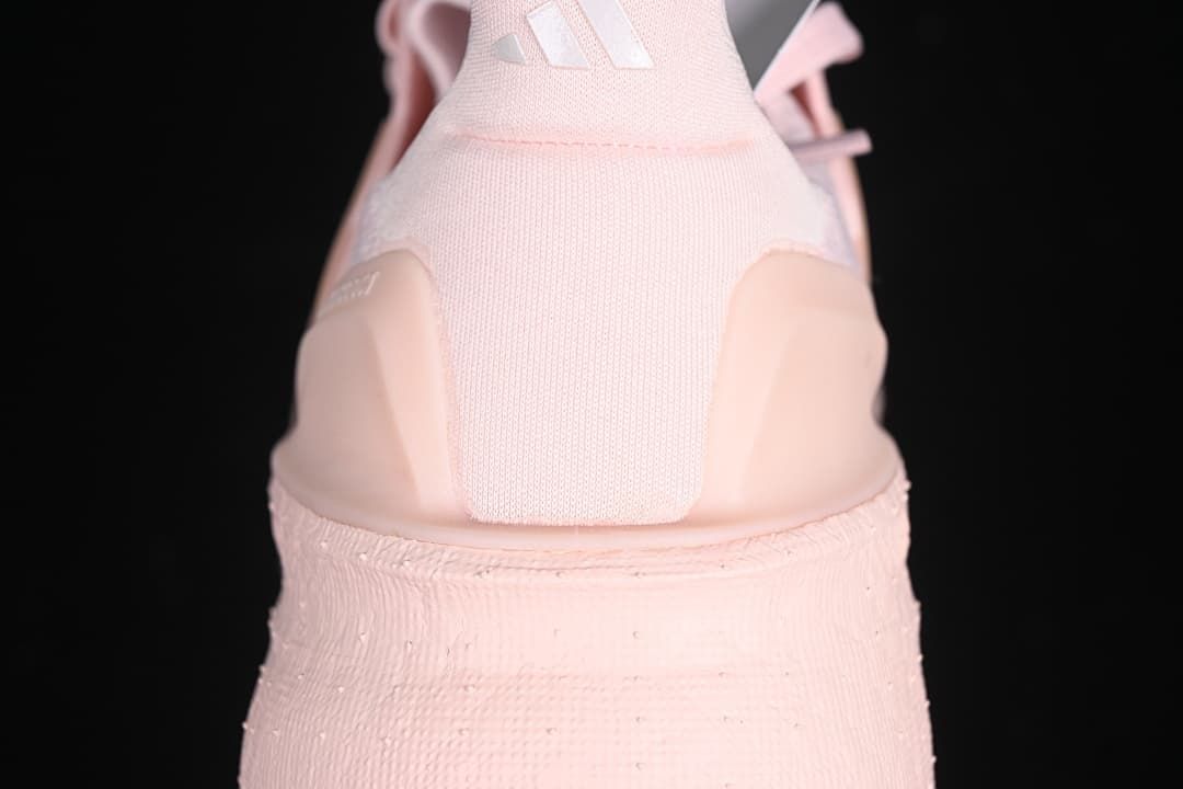 Rear view showing the heel and raised midsole