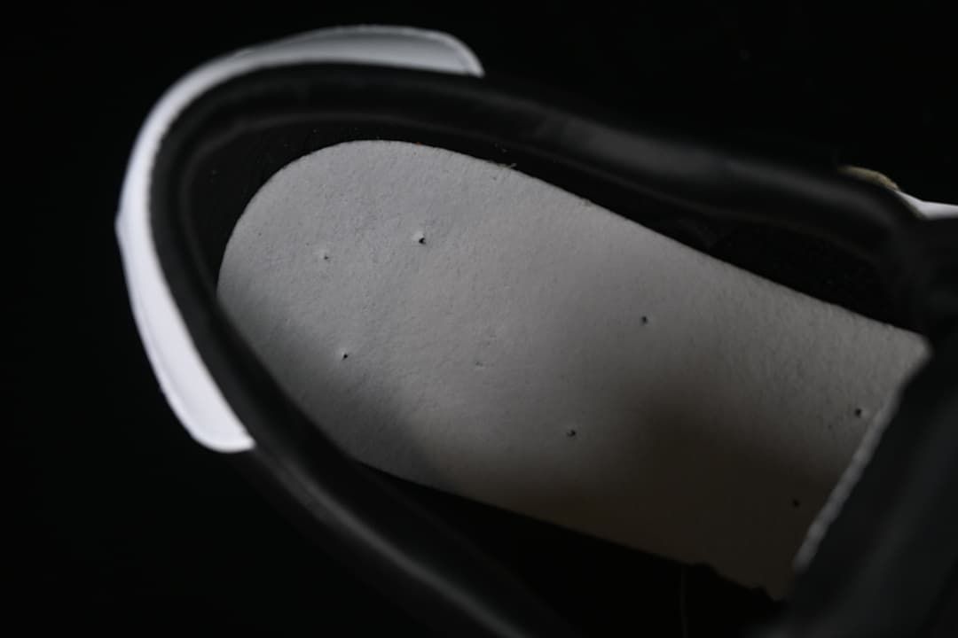 Close-up inside the sneaker showing the footbed.
