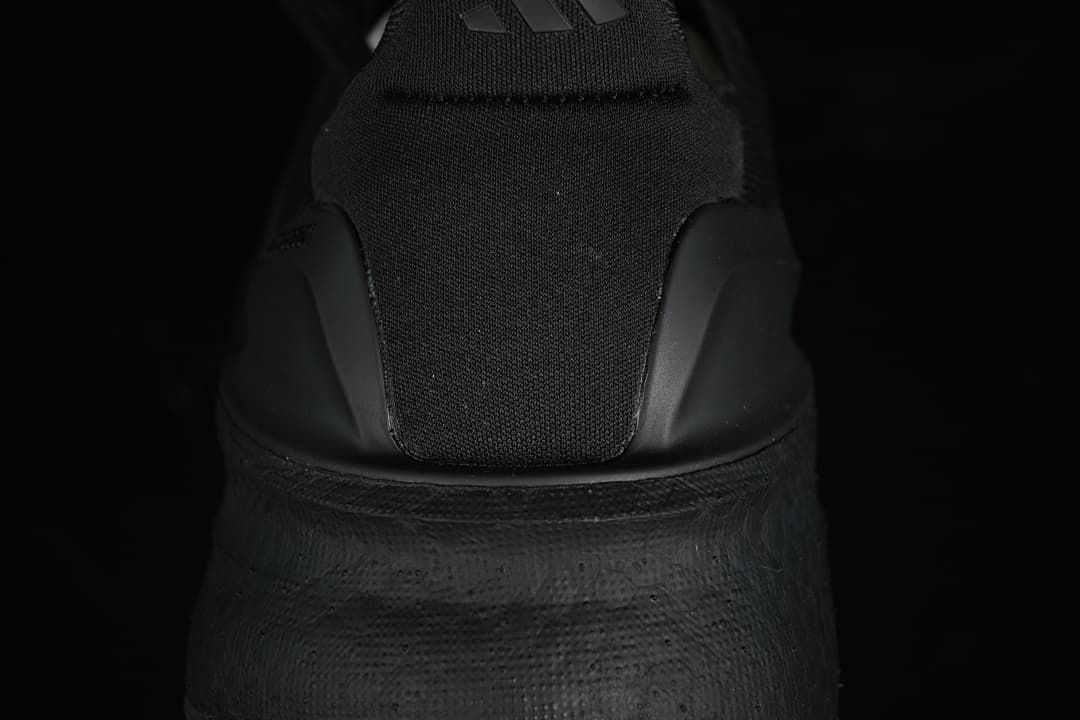 Rear view showing the heel counter and sole