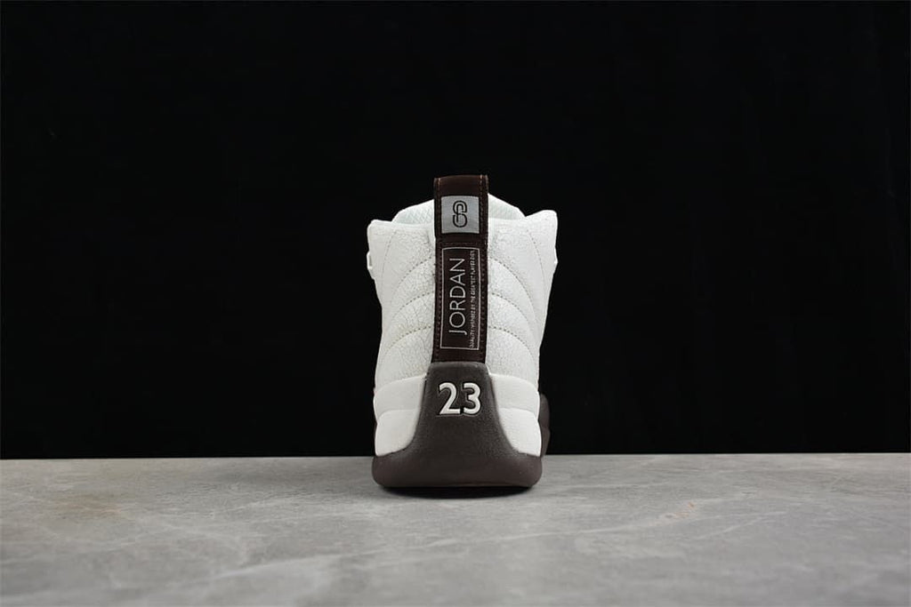 Rear view showing the heel pull tab and number 23 detail