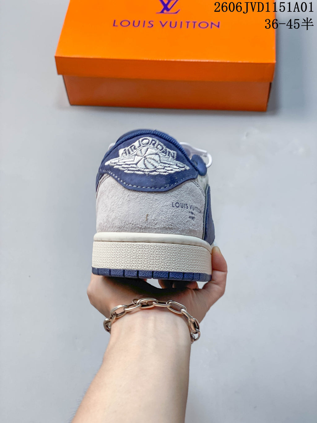 Rear view showing the heel panel and outsole