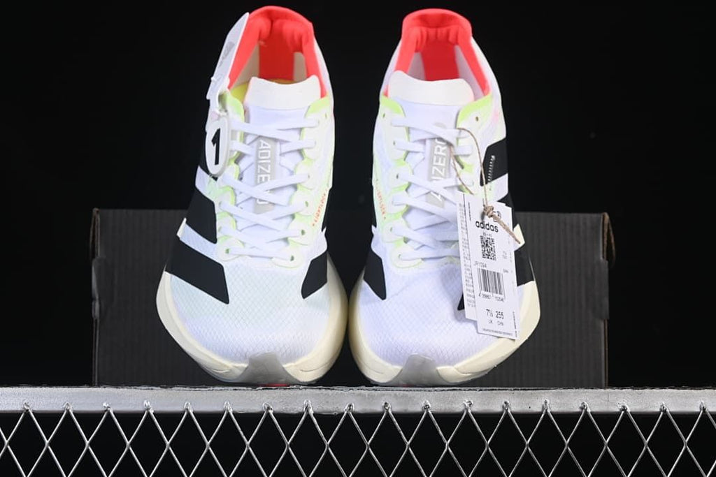 Front view of the pair showing the lace-up design and contrasting accents.