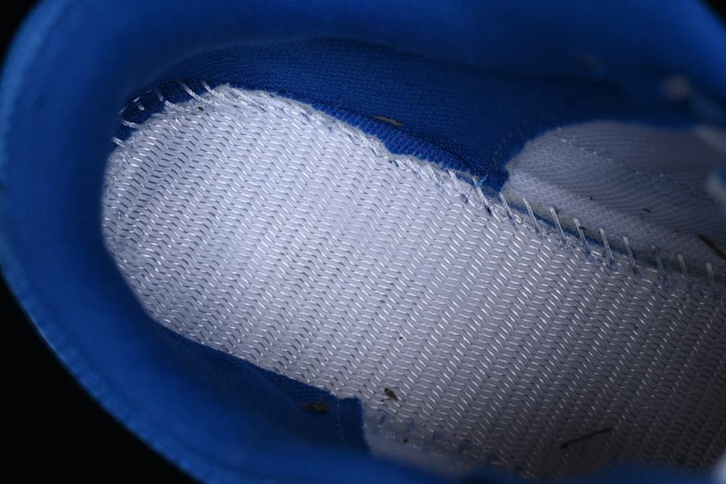 Close-up of the sneaker interior lining