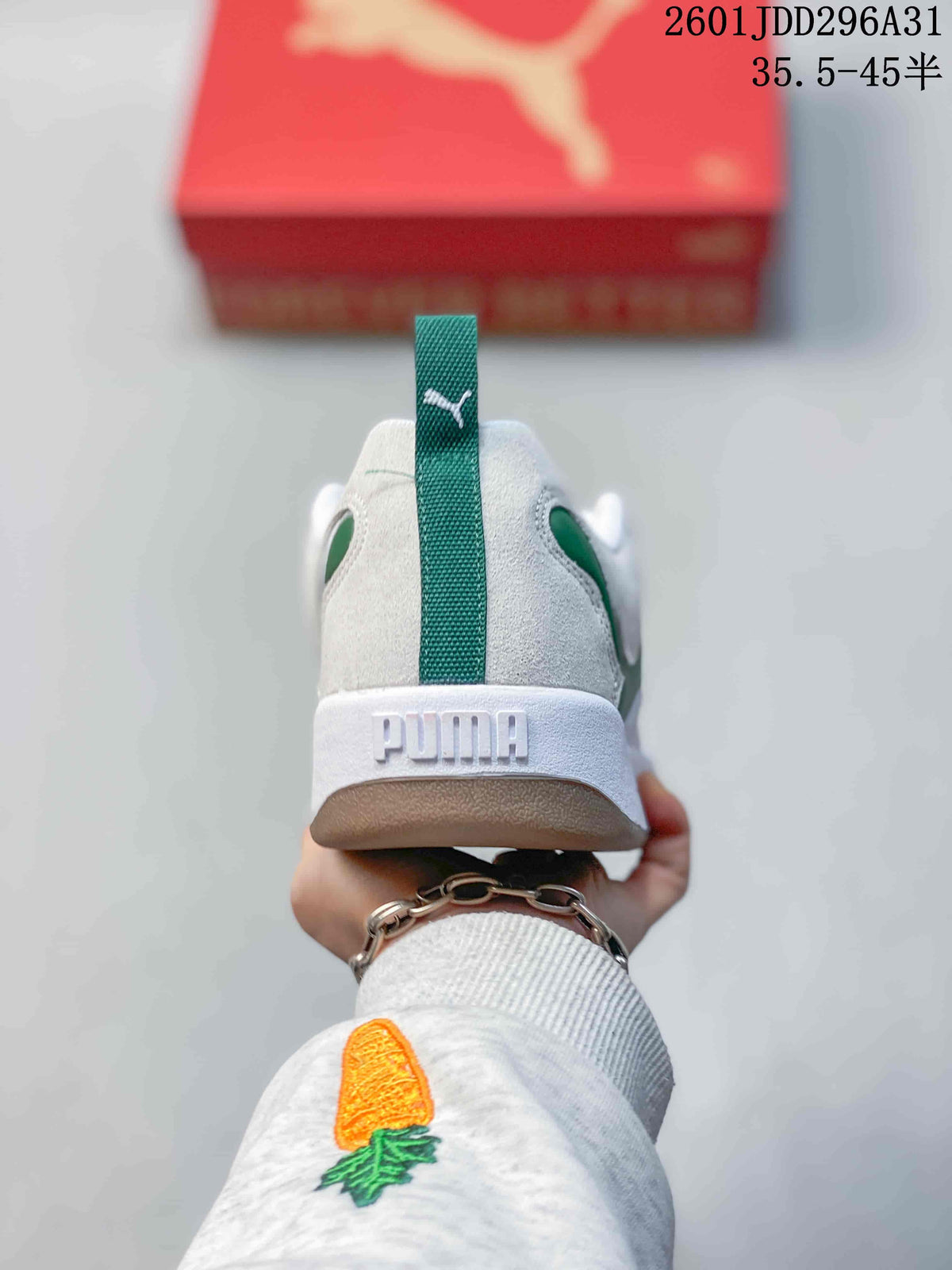 Rear view showing the heel pull tab and raised PUMA lettering