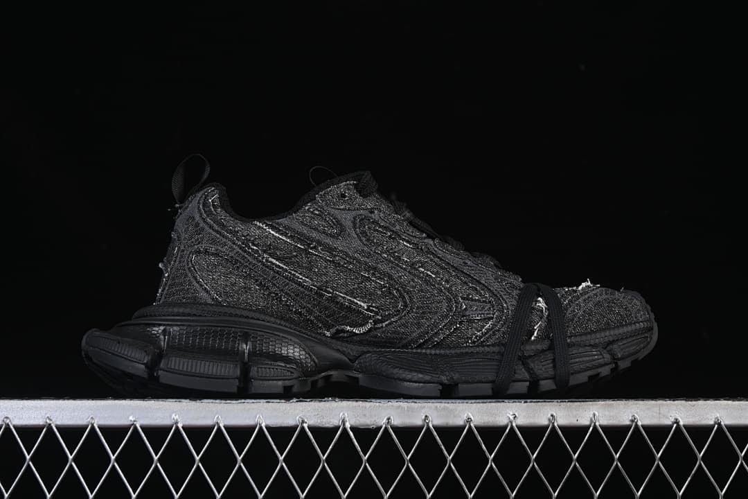 Side profile highlighting the layered upper and chunky segmented sole.