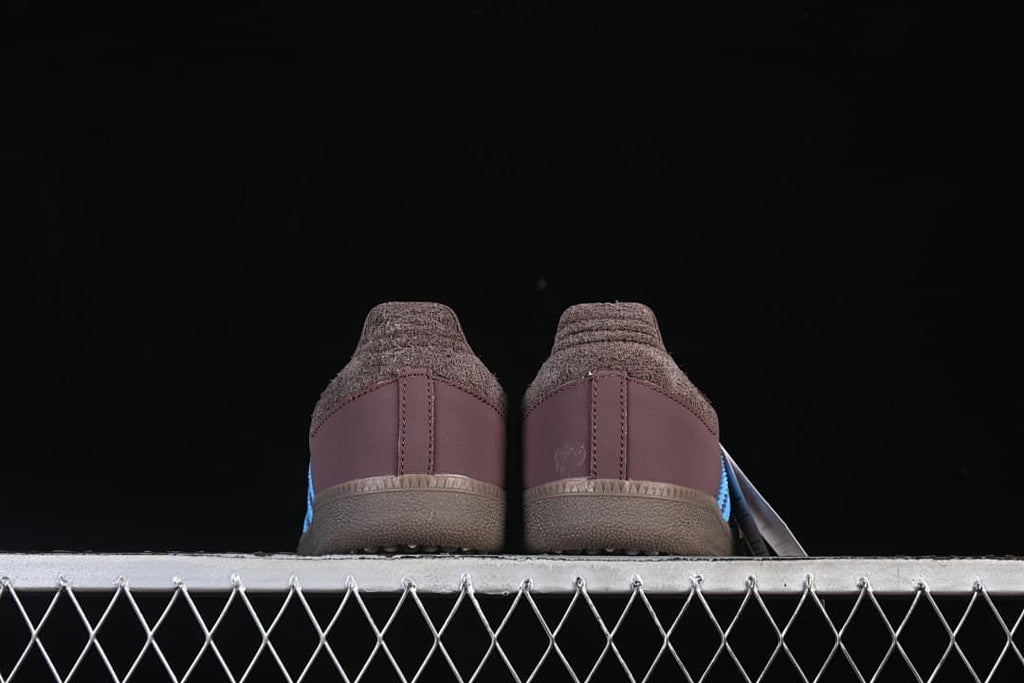 Rear view of both shoes.