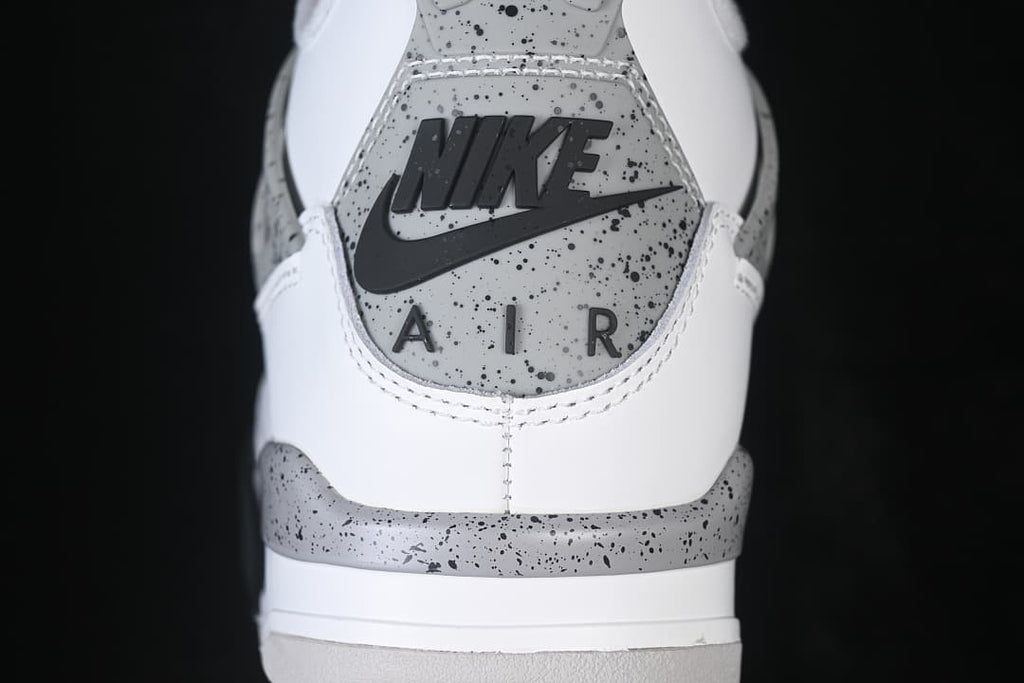 Rear view showing the grey speckled heel tab and Air branding