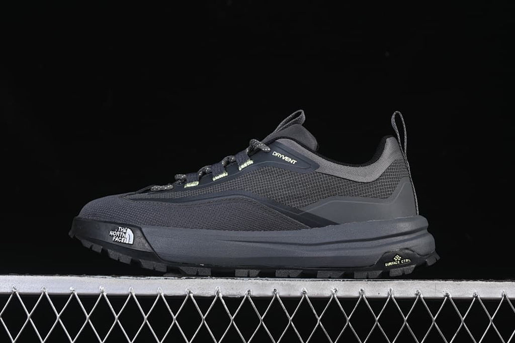 Side view of a dark gray The North Face Offtrail V E shoe