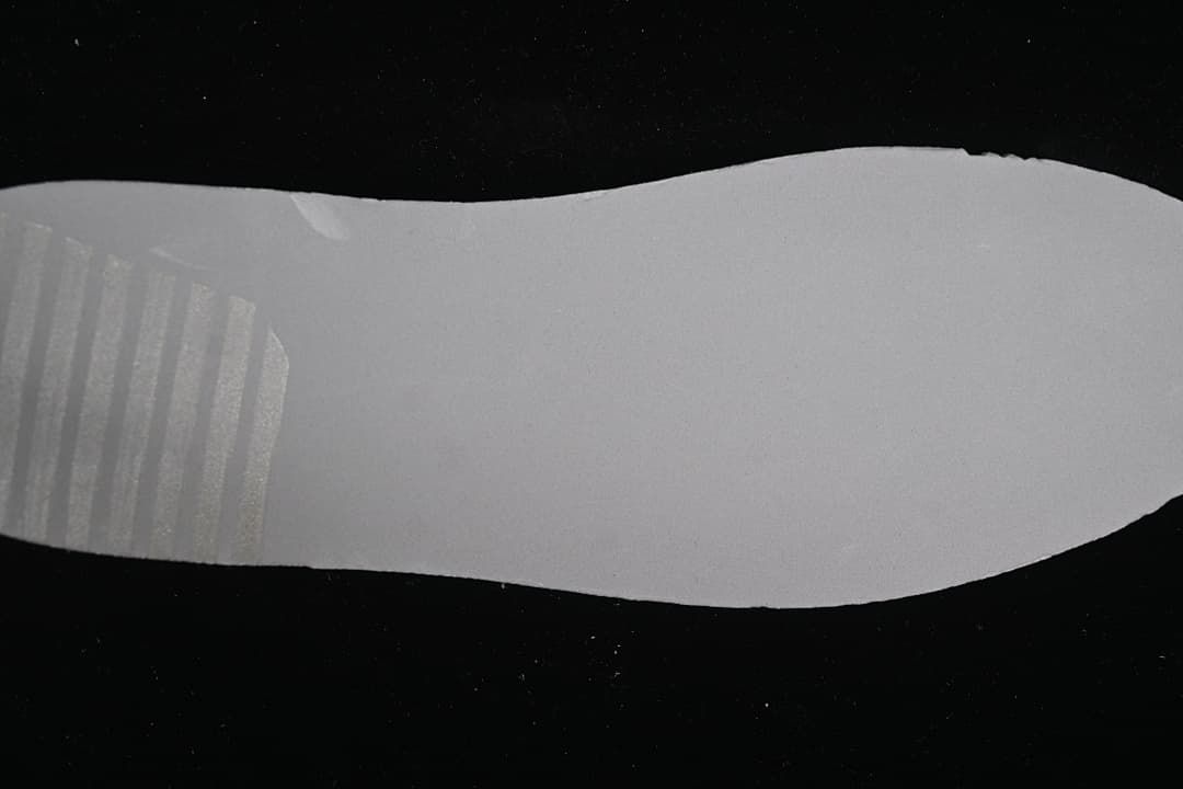 Underside of the sneaker insole