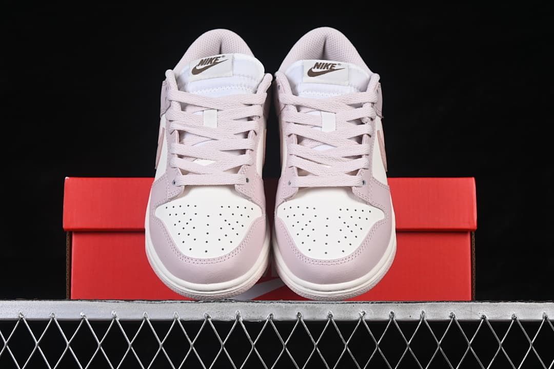 Front view of the pair resting on the shoebox