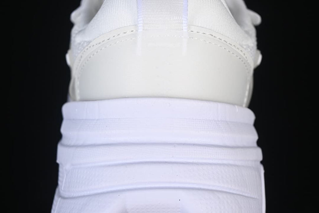 Close-up of the sneaker heel and sculpted sole