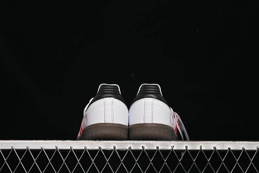 Rear view of both sneakers