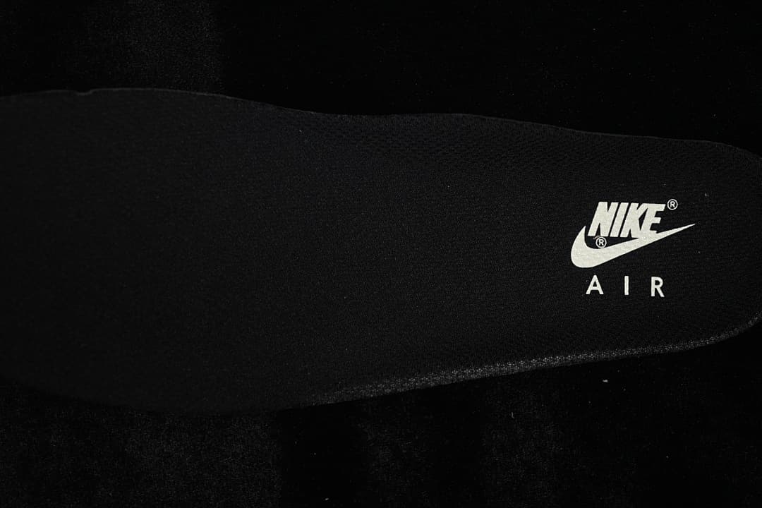 Black insole with visible Nike Air branding