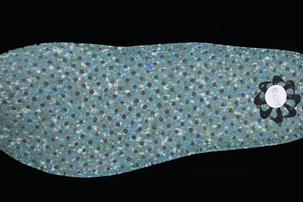 Reverse view of the patterned insole.