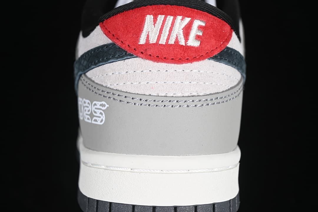 Rear view showing the red heel tab and 2025 detail
