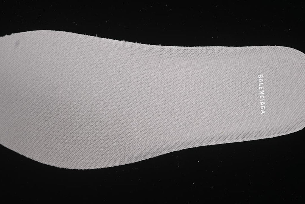 Close-up of the insole with Balenciaga branding