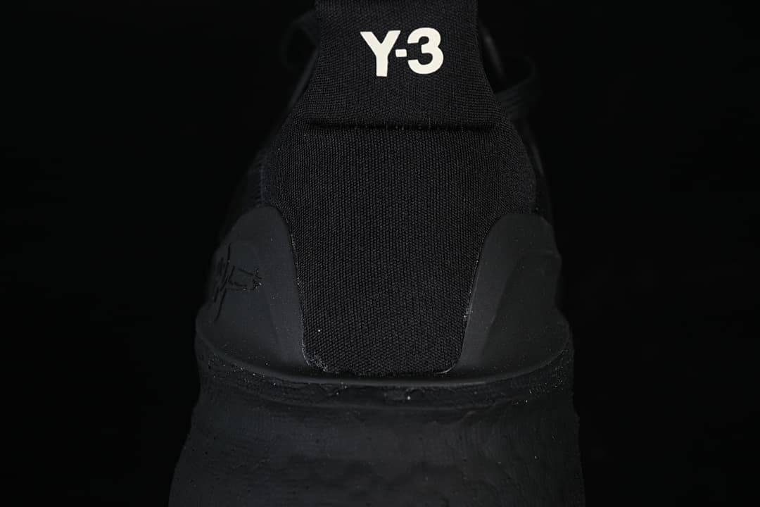 Rear view showing the Y-3 heel pull tab.