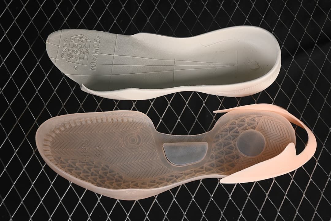 Removable insole and outsole shown separately