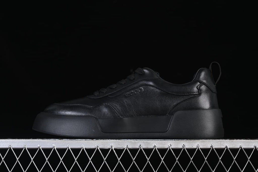 Black ECCO sneaker in side profile