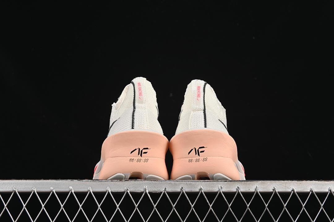 Rear view of both shoes showing heel details