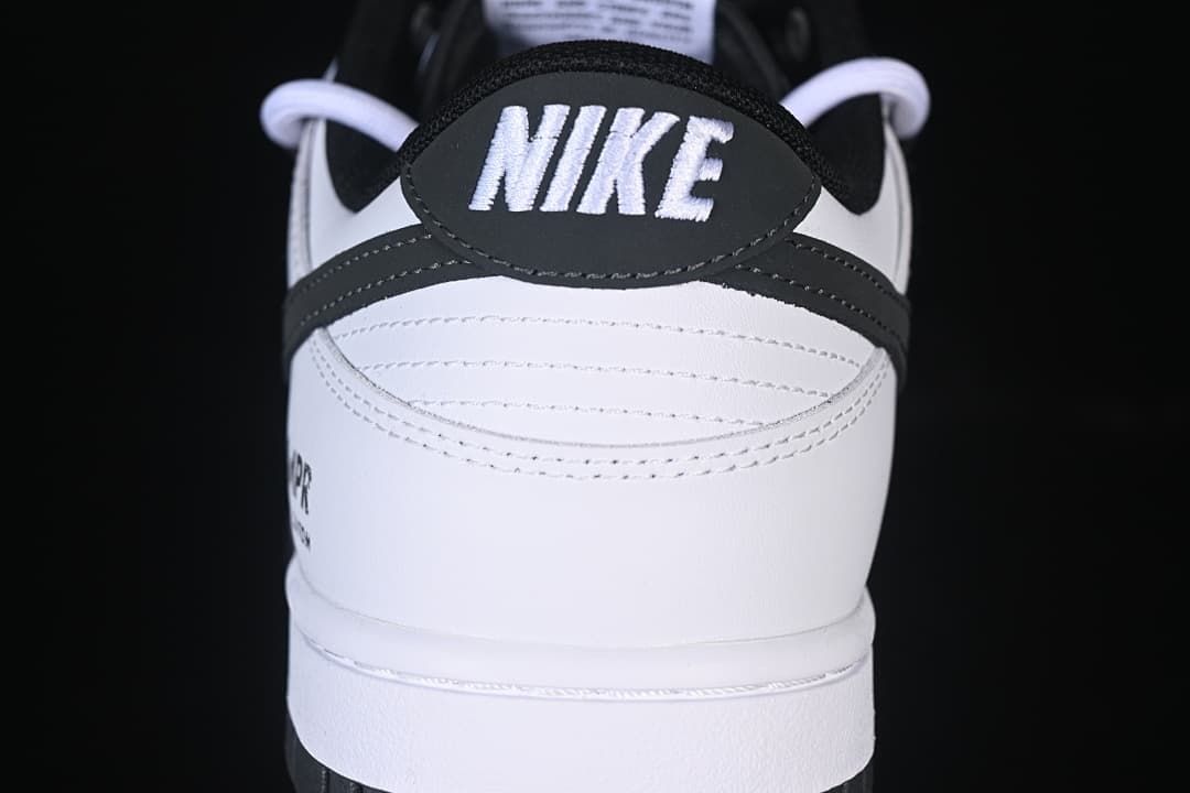 Rear view showing the heel tab and stitching