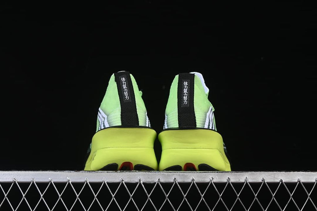 Rear view of both shoes