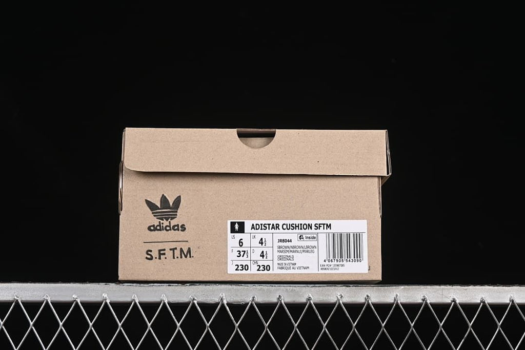 Adistar Cushion SFTM box label showing style code and sample size