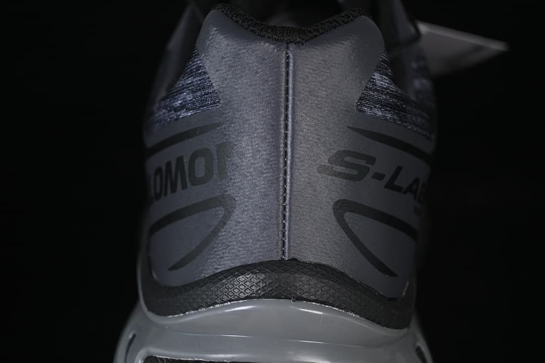 Close-up of the heel and side branding
