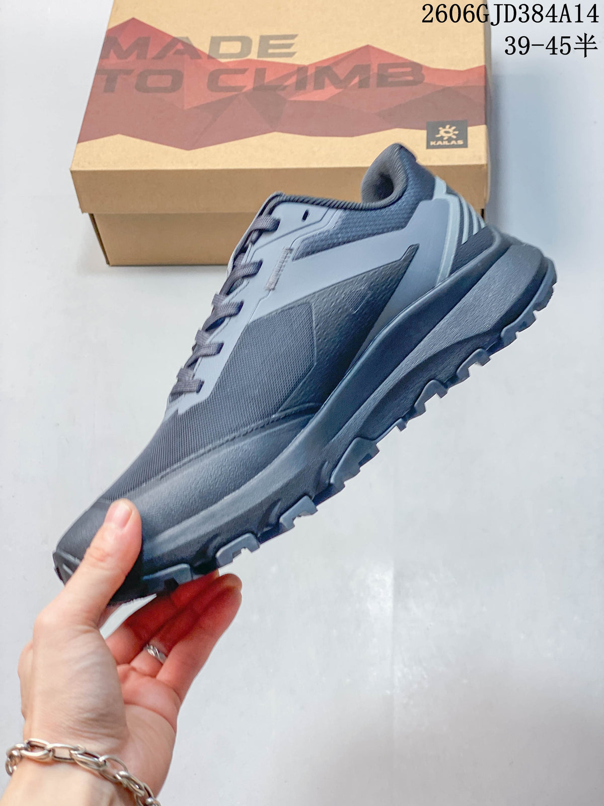 Side profile of a gray KOLON SPORT City Lux sneaker