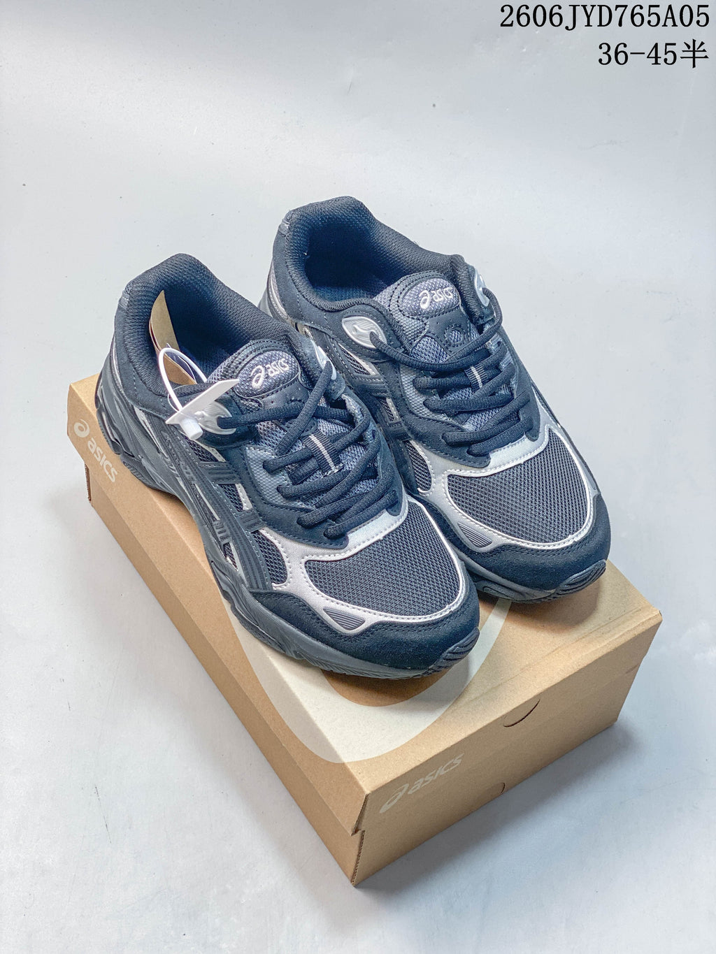 Dark navy and gray ASICS GEL-SD Lyte UB12-S sneakers