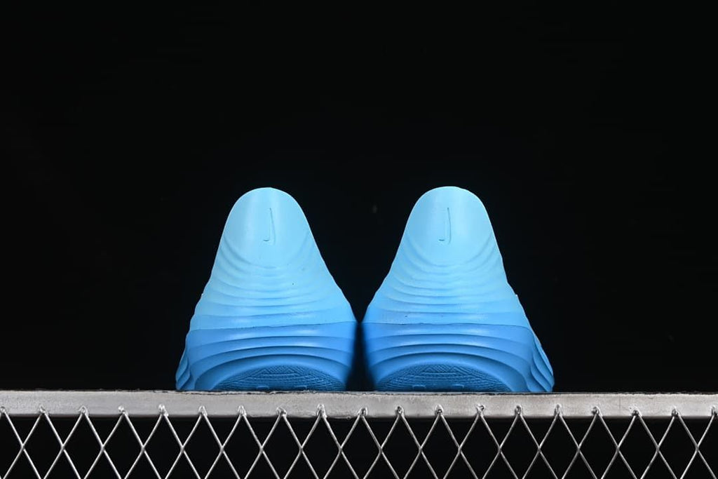Rear view of the pair showing their ridged heels
