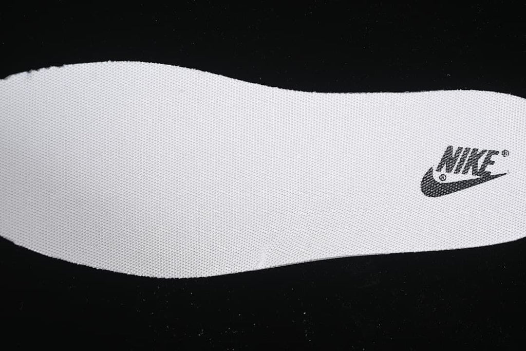 White insole with a black Nike logo