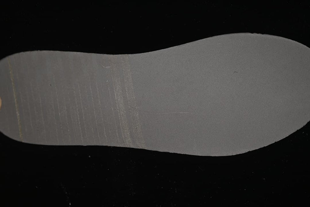 Close-up view of the outsole