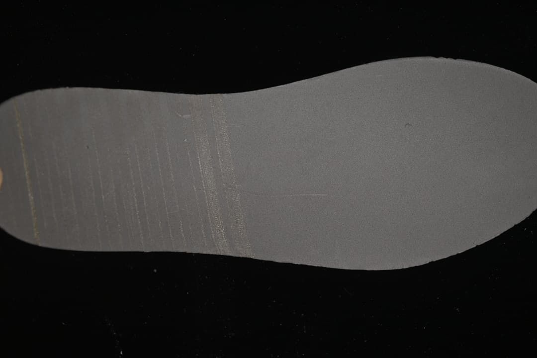Close-up view of the outsole
