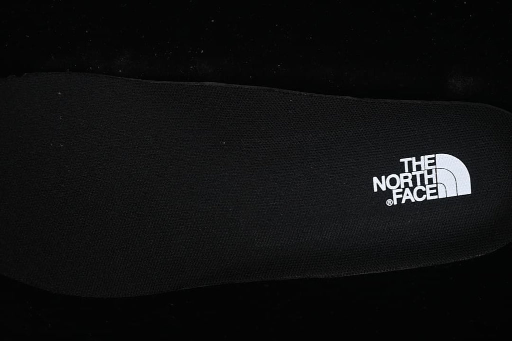 Close-up of the branded shoe insole