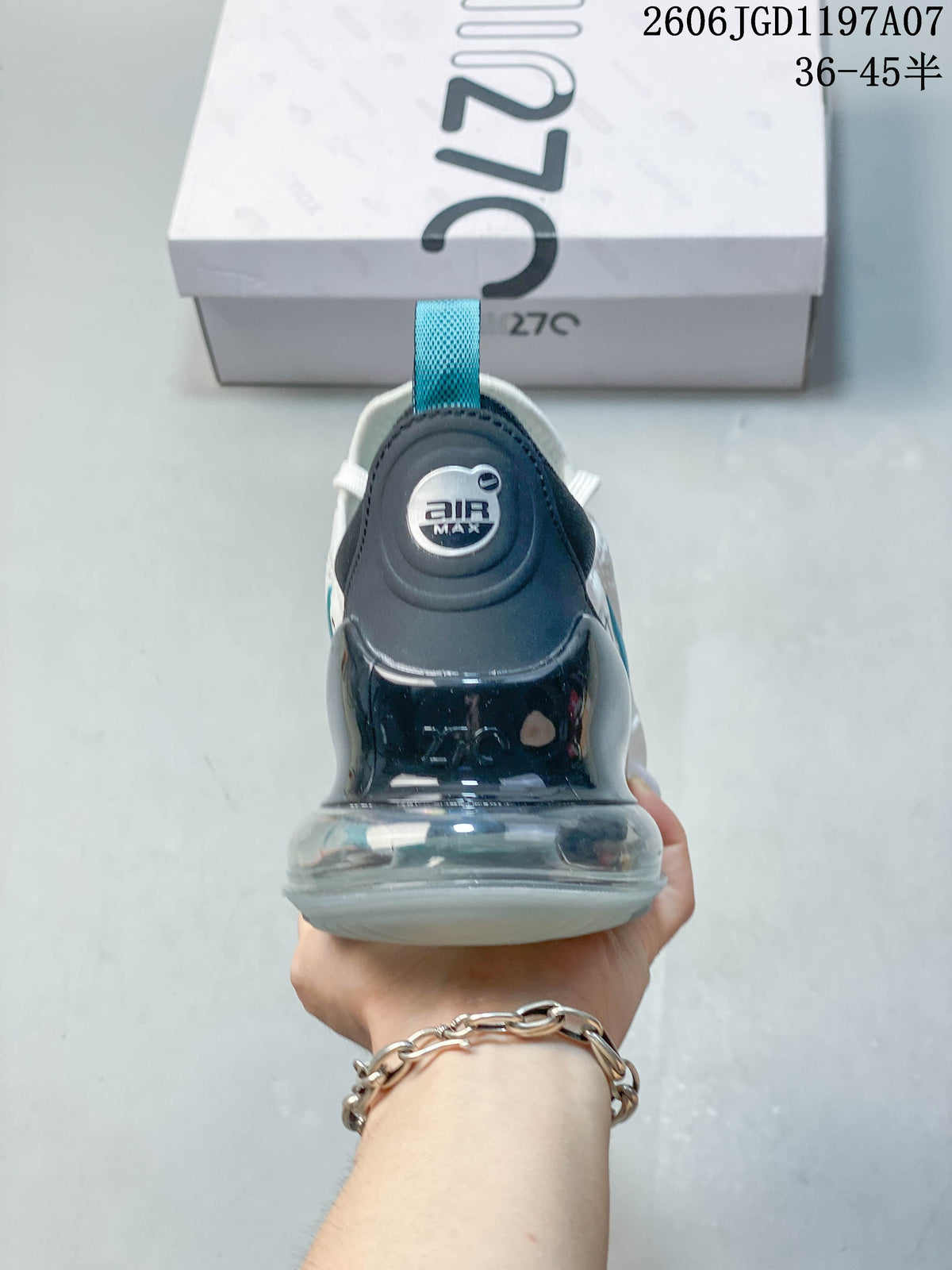 Rear view showing the heel cushioning unit and pull tab