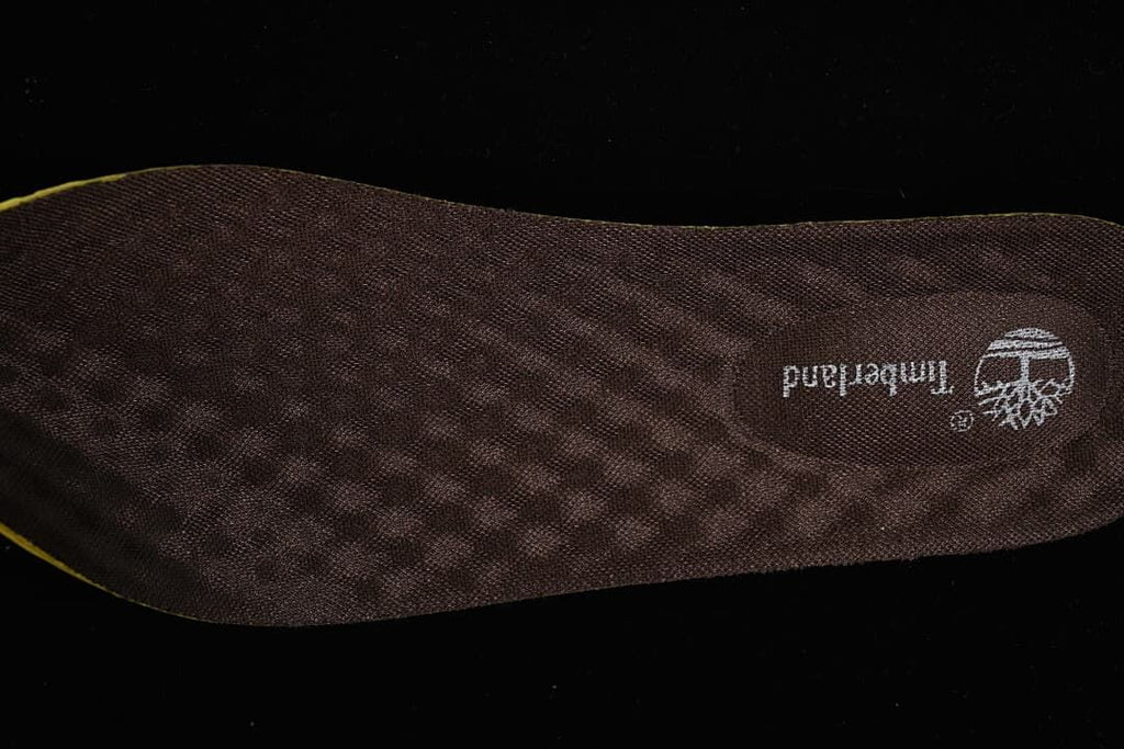Brown insole with Timberland branding