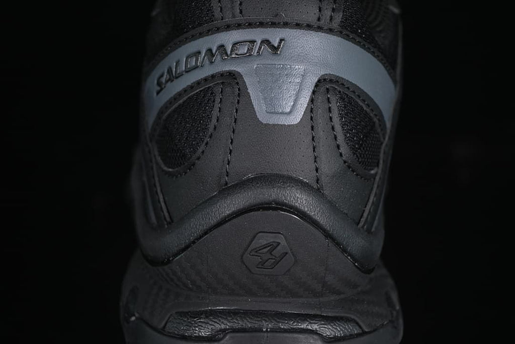 Rear view highlighting the heel and Salomon branding.