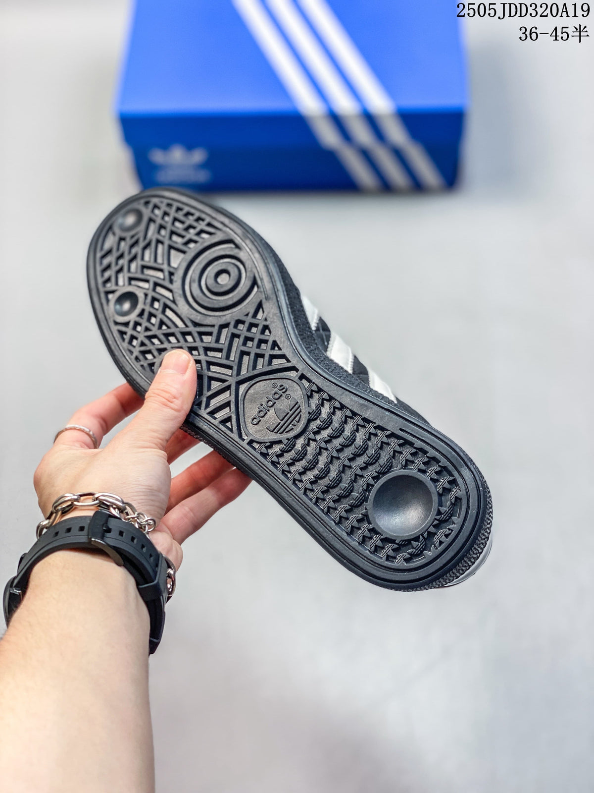 Close-up of the dark patterned outsole