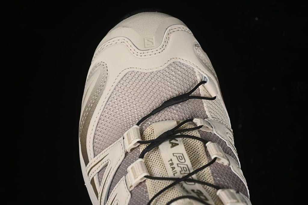Top view showing the mesh toe area and laces.