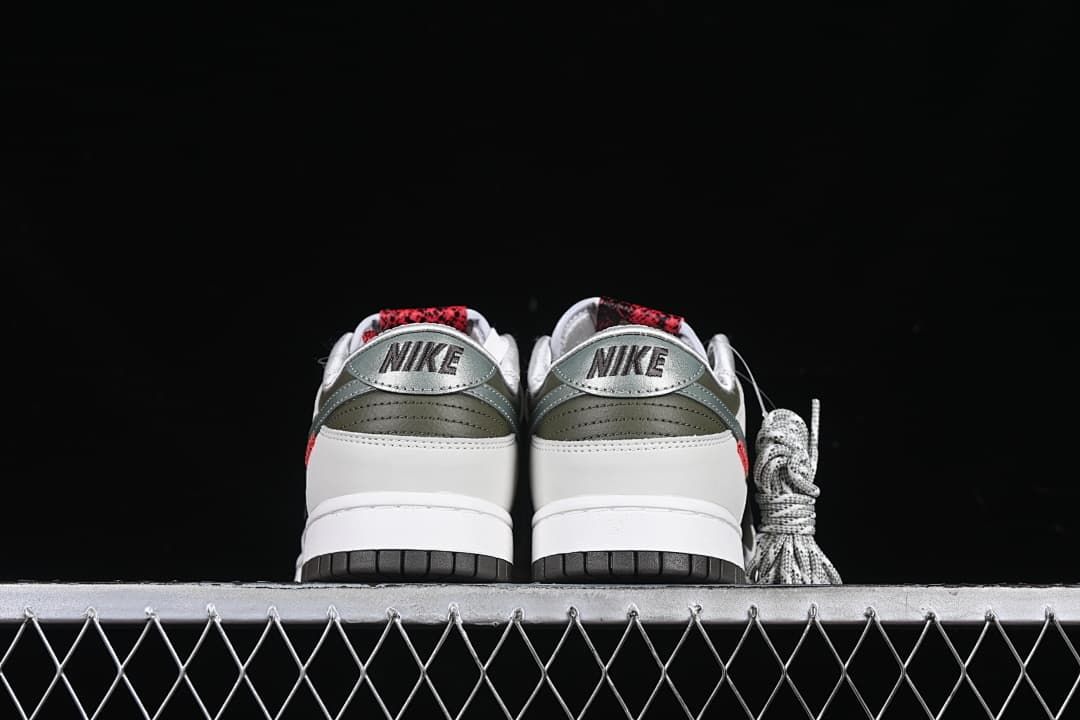Rear view of both shoes showing the heel branding and dark outsoles.