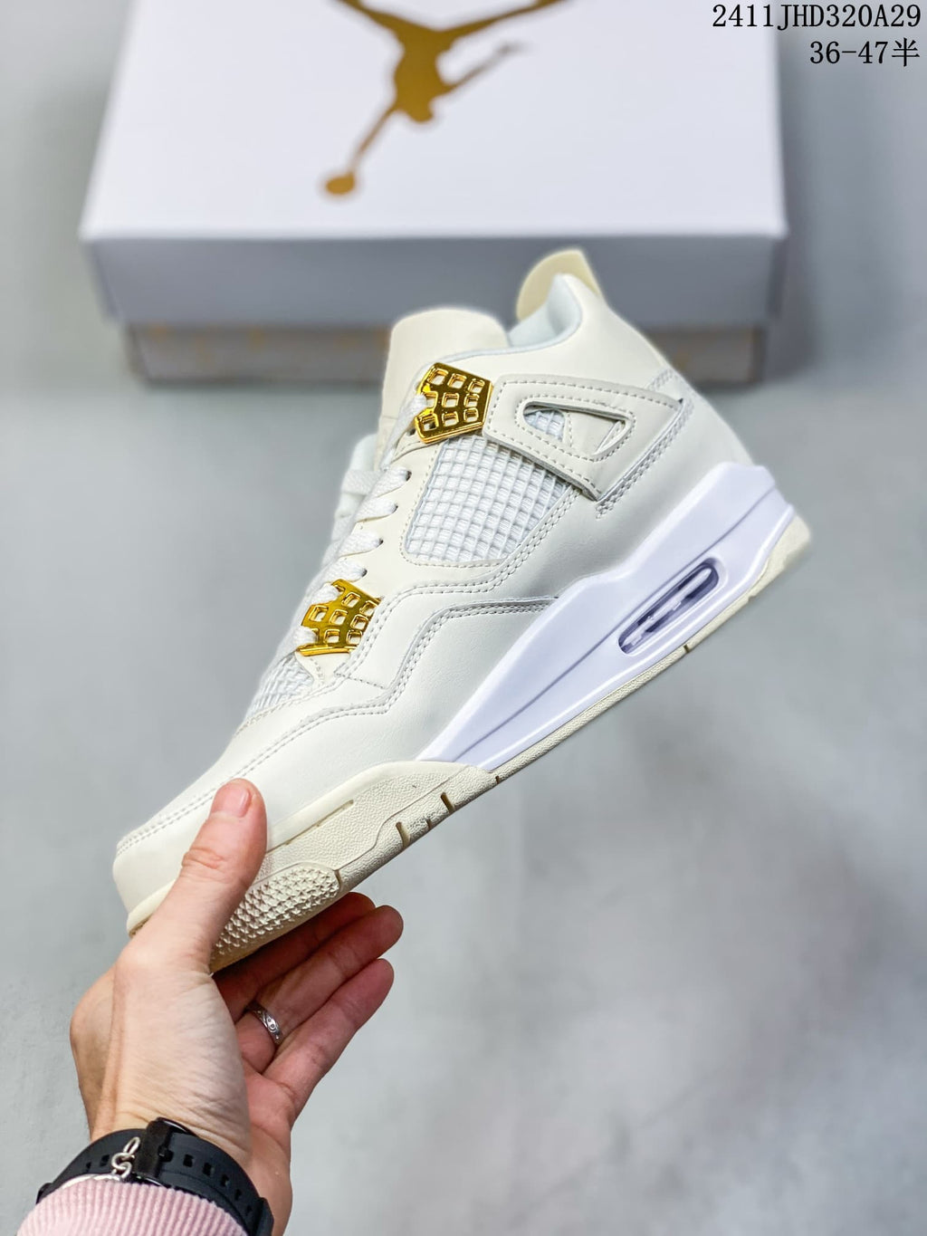 Side profile highlighting the mesh panel, gold-tone lace hardware, and visible heel unit.
